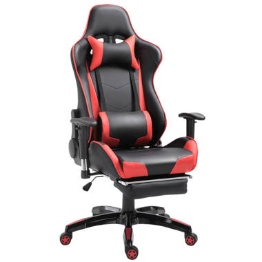 Jl comfurni gaming chair with footrest hot sale